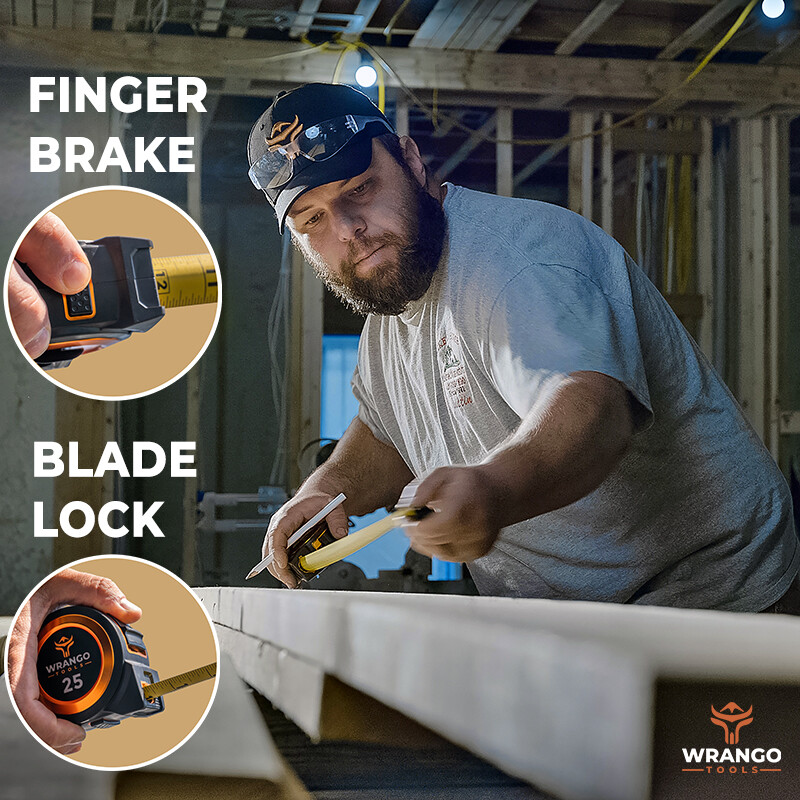 tape measure finger brake tape measure blade lock