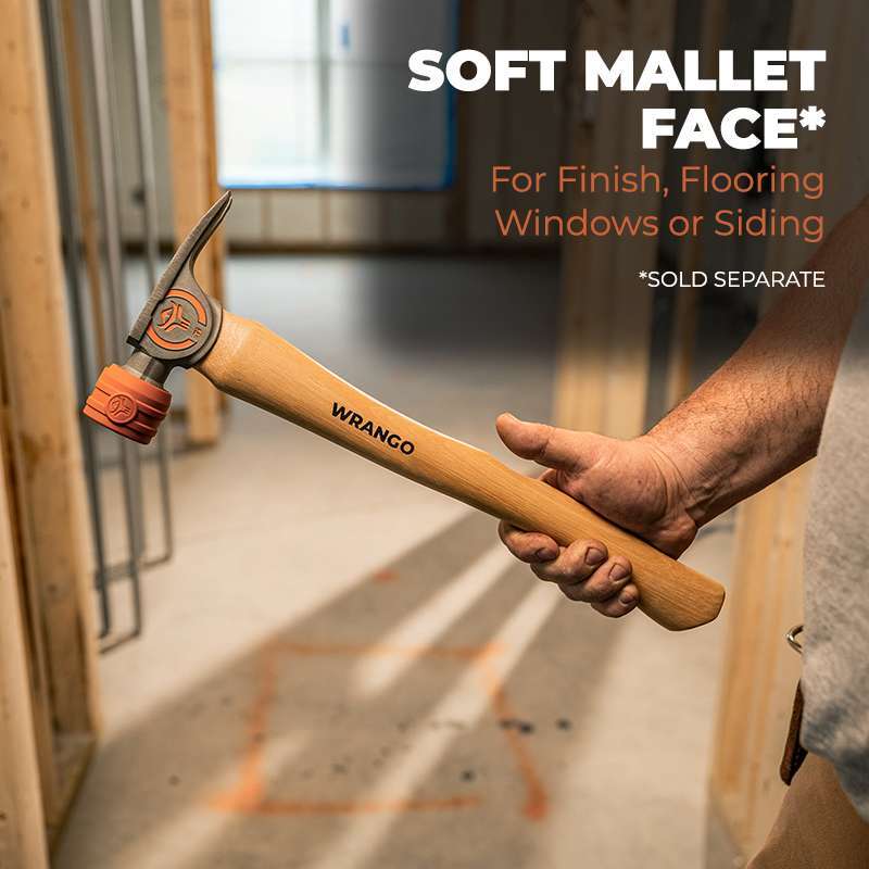 soft mallet face for titanium hammer