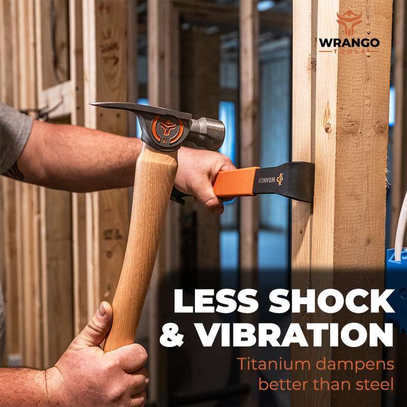 titanium hammers have less shock and vibration