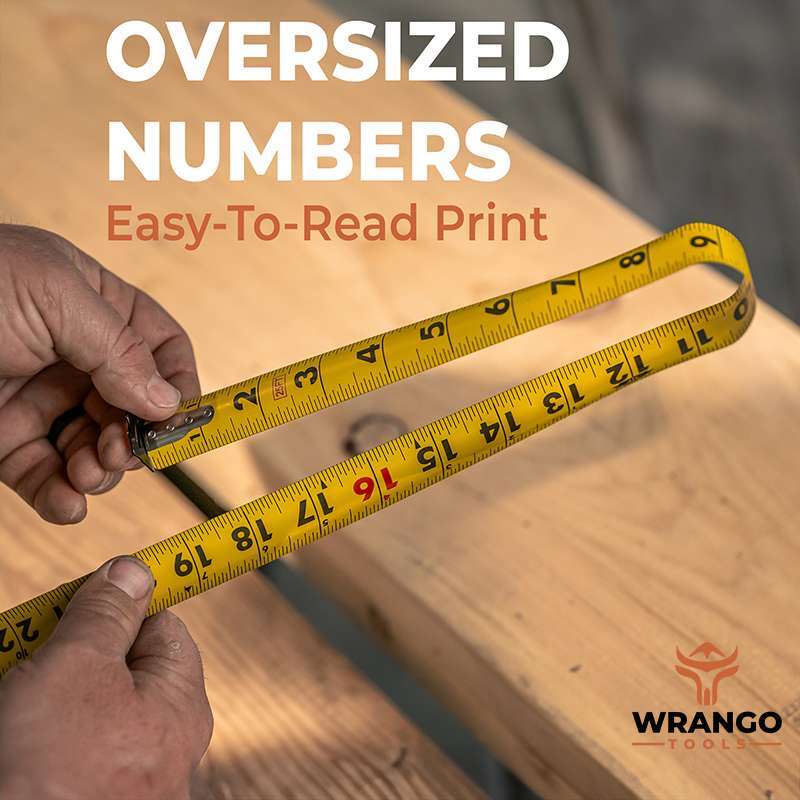 tape measure oversized numbers