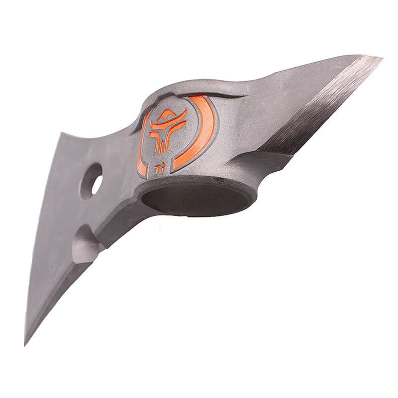titanium axe head spike end