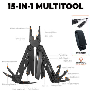 Wrango Tools 15 in 1 multi tool multi tool with pliers