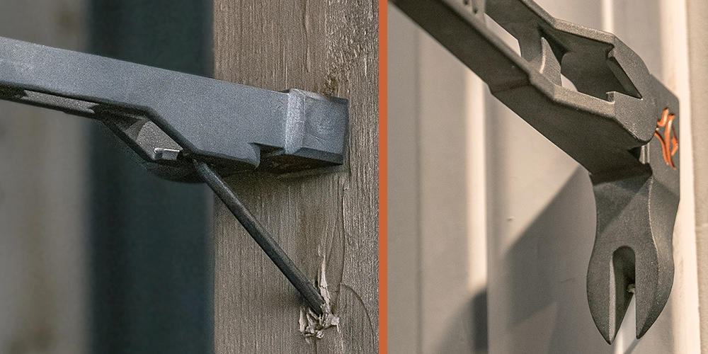 Wrango Tools titanium cats paw pry bar close-ups