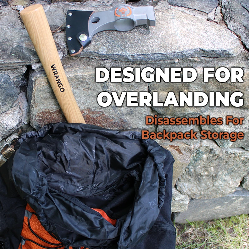 titanium camping axe wrango tools