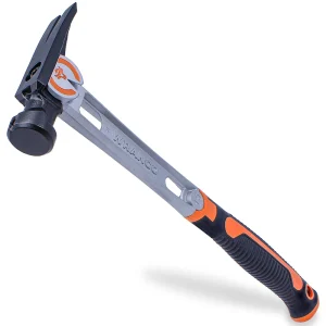 Wrango Tools titanium hammer smooth face - 2 piece titanium hammer with steel face