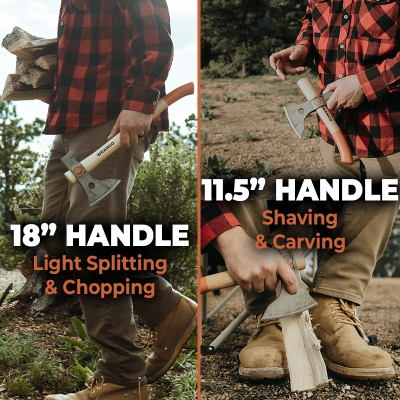 Wrango Tools Titanium Tomahawk Axe Comes with 18in and 11.5in handles